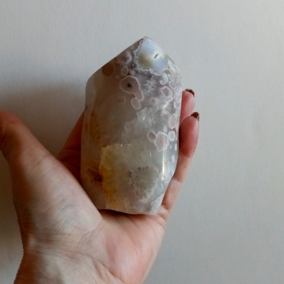 Flower Agate Crystal Flame. - Picture 6 of 7